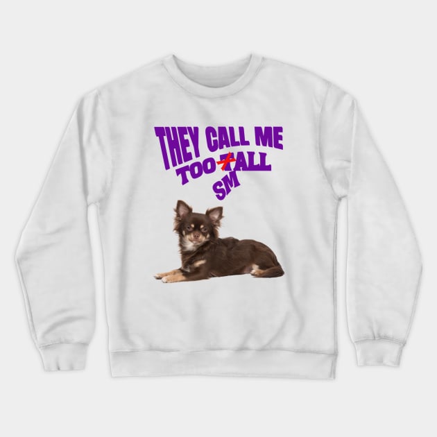 Dog Lover: Chihuahua Crewneck Sweatshirt by masksutopia